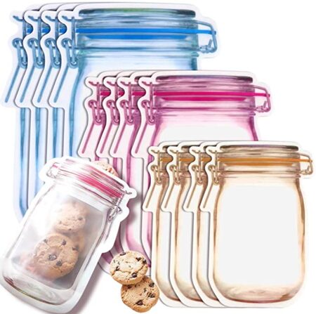 Transparent Jar Shaped Standup Pouch